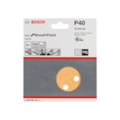 Disco de lixa grão 40 Bosch C470 P40 125 mm pacote 5 unid