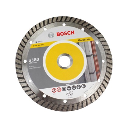 Disco diamantado Bosch turbo universal 180mm