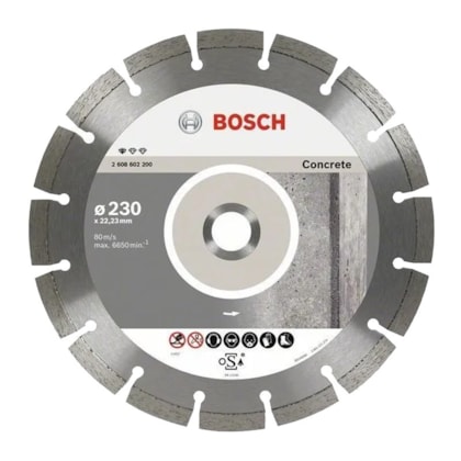 Disco diamantado para concreto Bosch 230 mm
