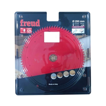 Disco serra circular para MDF revestido 80 dentes Freud FR23L001T 250 mm