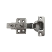 Dobradiça MDF curva com amortecedor EspaçoFix 35 mm