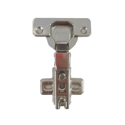 Dobradiça MDF curva com calço Jomarca 35 mm
