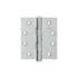 Dobradiça MDF simples com rolamento Hafele inox polido 102 mm