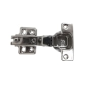 Dobradiça MDF super curva com amortecedor EspaçoFix 35 mm