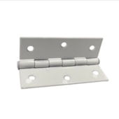 Dobradiça naval para divisória EspaçoFix branca 88 x 57 mm