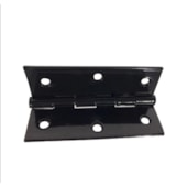 Dobradiça naval p/ divisória Espaçofix preta 88mm x 57mm