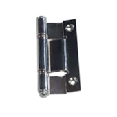 Dobradiça naval para divisória Vouga cromado 88 mm 3 1/2