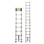 Escada alumínio telescópica EspaçoFix 14 degraus 4,10m até 150 KG