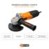 Esmerilhadeira angular EspaçoFix profissional 220V 800W