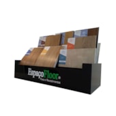 Expositor display box pisos vinílicos e laminados EspaçoFloor modelo de acrílico