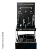 Expositor display cuba e torneiras EspaçoKB - não acompanha produtos