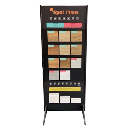 Expositor display pisos vinílicos e rodapés SpotNew (Edição Limitada)