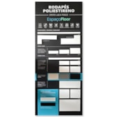 Expositor display quadro rodapés EspaçoFloor (edição especial) 80 x 200 cm