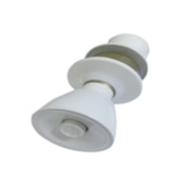 Fechadura naval botão-chave EspaçoFix branca