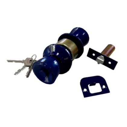 Fechadura naval cylindrical forte Genérica azul