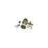 Fechadura naval Lockwell botão-chave p/ divisória 41413 bege