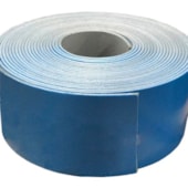 Fita banda acústica Drywall Unespuma UNE9010 cinza 90 mm rolo 10 m