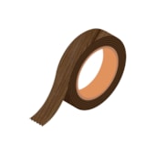 Fita de borda Tegus Charm nogueira imperial 22 mm rolo 20 m