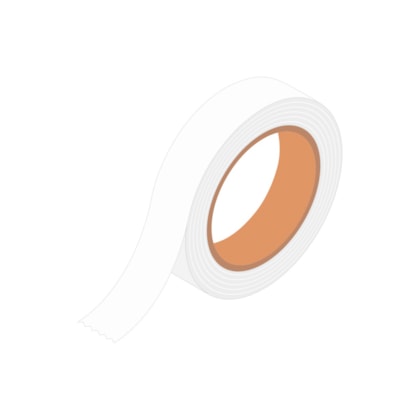 Fita de borda Tegus Colors branco aspro 22 mm rolo 20 m