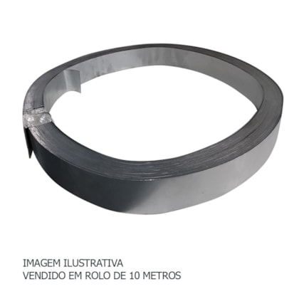 Fita estrutural para placa cimentícia Barbieri aço 96 mm rolo 10 m