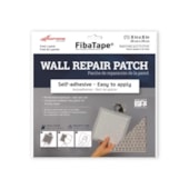Fita reparo Drywall Adfors fibra de vidro e metal 15 x 15 cm