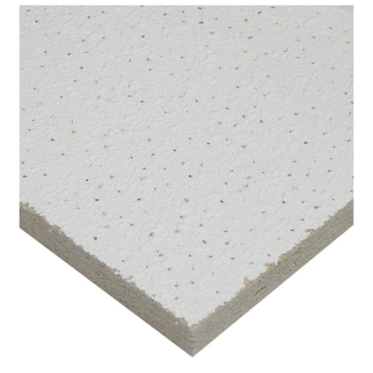 Forro de fibra mineral Armstrong Ceilings Georgian lay-in branco 15 x 625 x 1250 mm