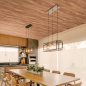 Forro de PVC em régua EspaçoForro Wood Nature Almond 8mm x 25cm x 3,80m