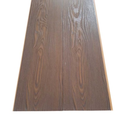 Forro de PVC em régua EspaçoForro Wood Nature Nero 8mm x 25cm x 3,8m