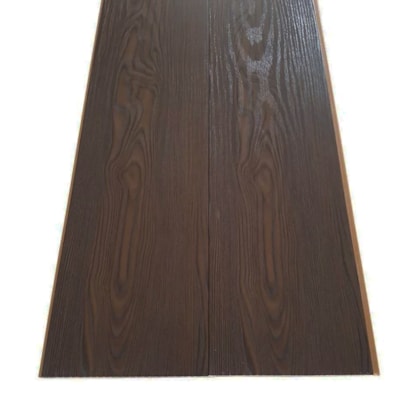 Forro de PVC em régua EspaçoForro Wood Nature Nero 8mm x 25cm x 3,8m