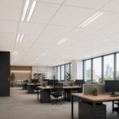 Forro lã de pet Ecofiber Stone branco 625 x 1250 mm