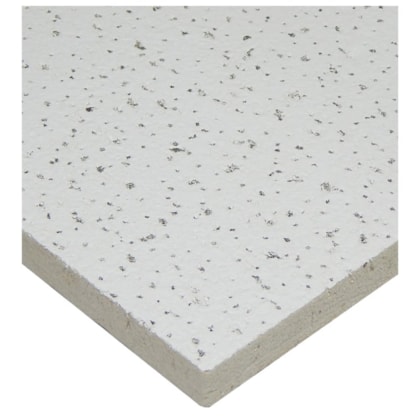 Forro mineral lay-in Armstrong Ceilings Fine Fissured branco 16 x 625 x 1250 mm