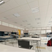 Forro mineral lay-in Armstrong Ceilings Scala branco 16 x 625 x 625 mm