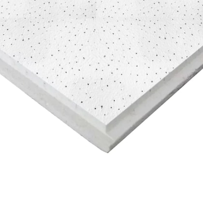 Forro mineral tegular Armstrong Ceilings Georgian branco 15 x 625 x 625 mm
