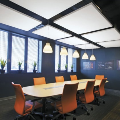 Forro soundscapes Armstrong Ceilings Square Basic branco 40 x 1220 x 1220 mm