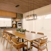Forro vinílico em régua EspaçoForro Wood Nature almond 8 x 250 x 3800 mm