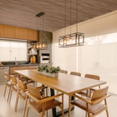 Forro vinílico em régua EspaçoForro Wood Nature almond 8 x 250 x 3800 mm