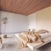 Forro vinílico em régua EspaçoForro Wood Nature cedro 8 x 250 x 3800 mm