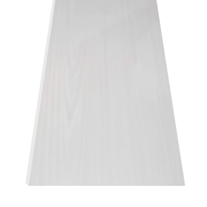 Forro vinílico em régua EspaçoForro Wood Nature snow 8 x 250 x 3800 mm