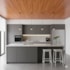 Forro vinílico em régua EspaçoForro Wood Slim novo carvalho 7 x 250 x 3800 mm