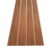 Forro vinílico em régua EspaçoForro Wood Slim novo castanho 7 x 250 x 3800 mm