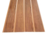 Forro vinílico em régua EspaçoForro Wood Slim novo castanho 7 x 250 x 3800 mm
