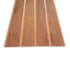 Forro vinílico em régua EspaçoForro Wood Slim novo castanho 7 x 250 x 3800 mm