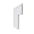 Guarnição e boiserie poliestireno frisado Santa Luzia 457 Branco 16 x 100 x 2400 mm