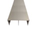 Guia superior para 2 portas MDF MMO 013 fosco 3000 mm