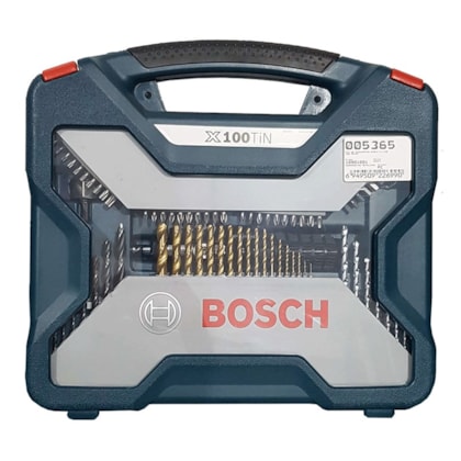 Jogo de acessórios Bosch X-line 100 pçs