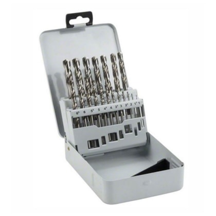 Jogo de brocas para metal Bosch HSS-S 19 pçs