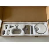 Kit banho EspaçoKB Linsbon cromado 5 pçs