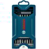 Kit de pontas Bosch Mini X-Line Azul 25 peças Kit de pontas Bosch Mini X-Line Azul 25 peças