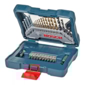 Kit de pontas e brocas Titânio Bosch X-Line Azul 30 peças Kit de pontas e brocas Titânio Bosch X-Line Azul 30 peças