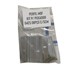 Kit para puxador de alumínio perfil 0425 MMO Colegato 5cm - pacote 8 pçs